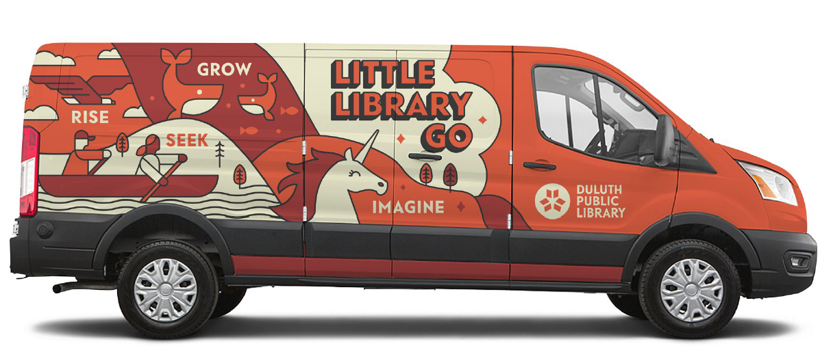 Little Library Go Van